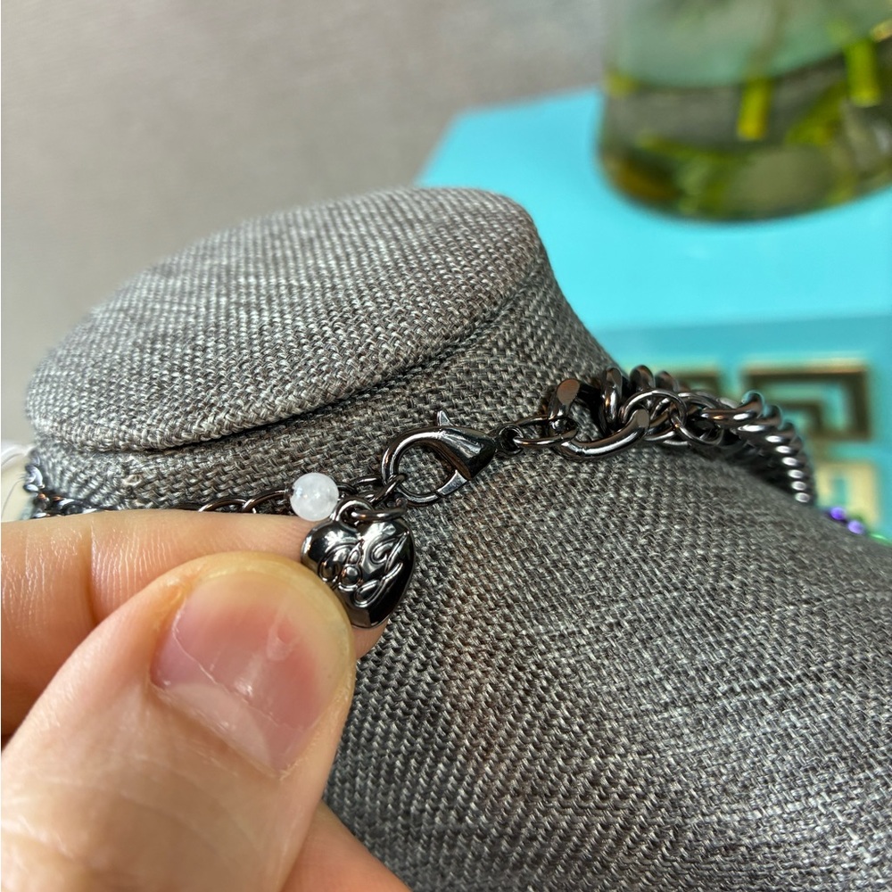 NWT Betsey Johnson Halloween Ghosts Faux Pearls Statement Necklace - Retail $198 - Picture 7 of 8